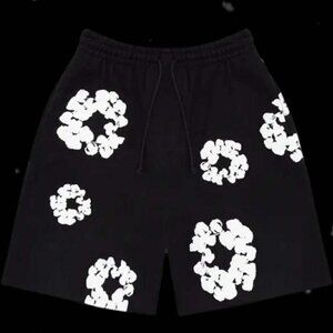 Denim Short Black & white